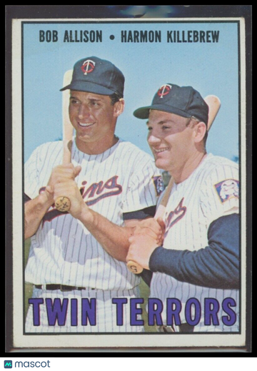 1967 Topps Bob Allison / Harmon Killebrew CPC #334