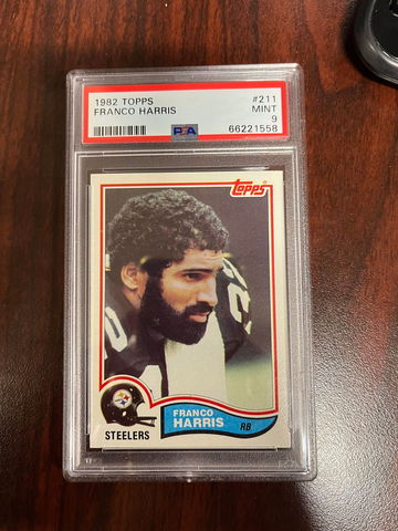 1982 Topps Franco Harris PSA 9