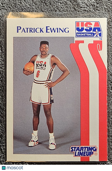1992 Kenner Starting Lineup USA Basketball Hand Cut Patrick Ewing