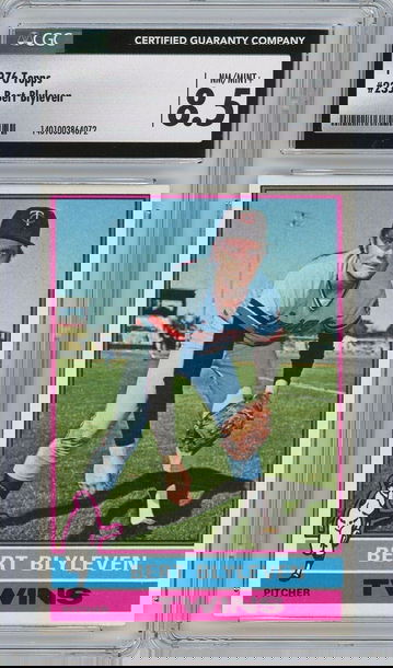 1976 Topps Bert Blyleven #235 CGC 8.5 P1348