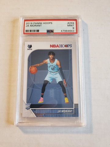 Ja Morant 2019 Hoops #259 PSA 9