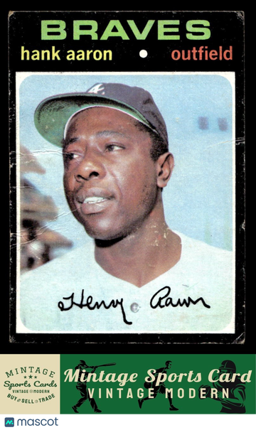 1971 Topps Hank Aaron #400