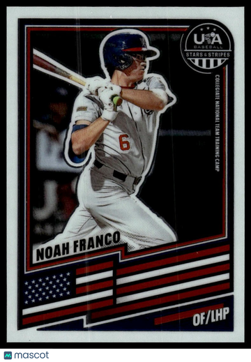 2026 Panini Stars & Stripes Prizm USA Baseball Noah Franco #134