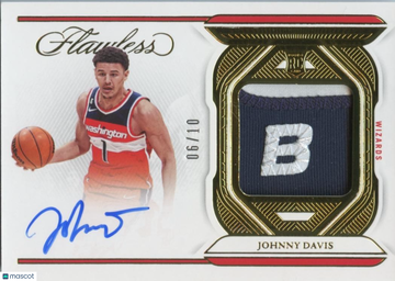 2022 Johnny Davis Patch 10 Panini Authentic