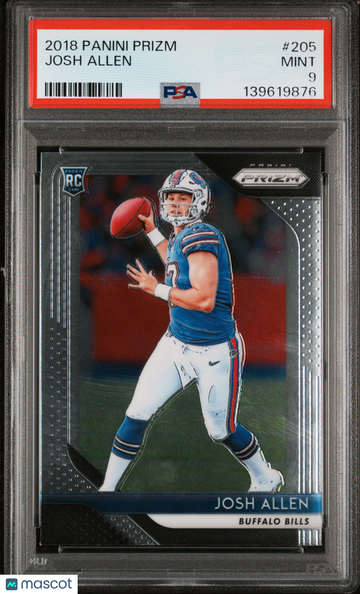 2018 Panini Prizm Josh Allen #205 PSA 9