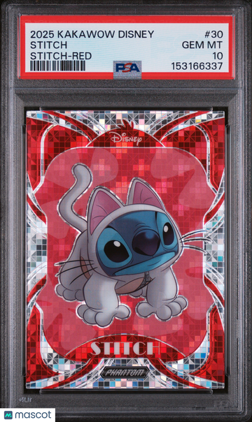 2025 Kakawow Phantom Disney Stitch Stitch #30 PSA 10