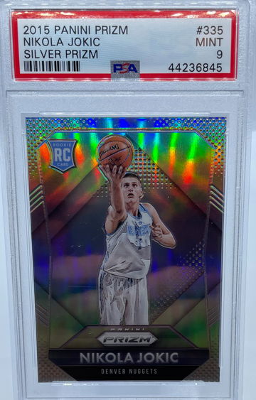 2015 Panini Prizm Nikola Jokic Silver Prizm PSA 9 MINT
