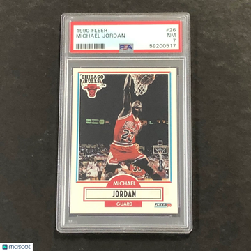 1990 Fleer Michael Jordan #26 PSA 7