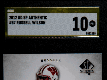 2012 Upper Deck SP Authentic Russell Wilson #87 SGC 10