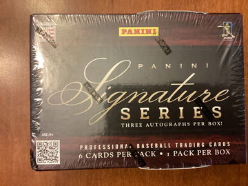 2012 panini Signature Series Baseball Hobby Box 