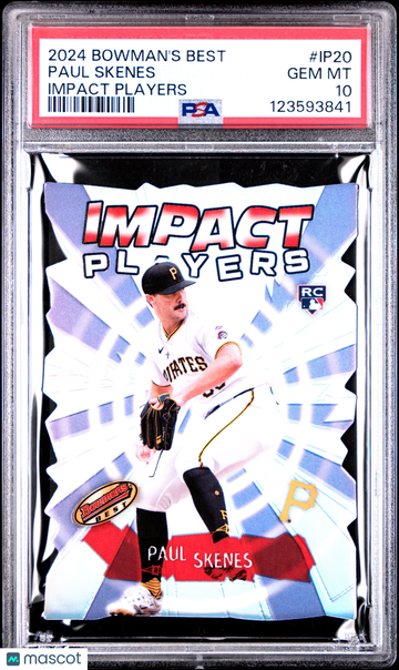 2024 Bowman's Best Impact Players Paul Skenes #IP20 PSA 10