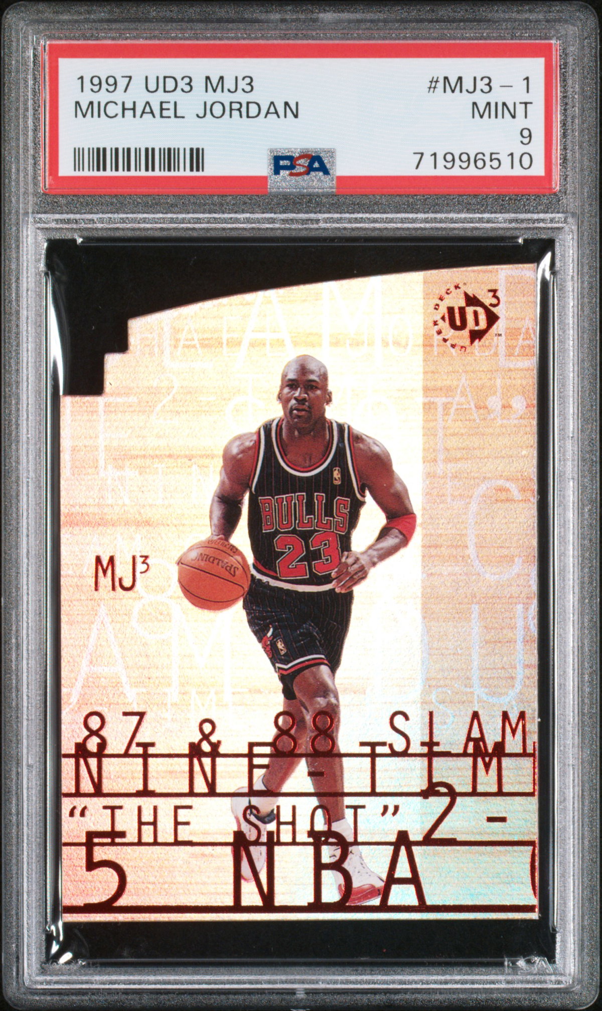 1997 UD3 MJ3 Michael Jordan #MJ3-1 PSA 9 | MySlabs