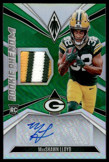 2024 Panini Phoenix Rookie Phenom MarShawn Lloyd #RPJA-MLD RC RPA /25