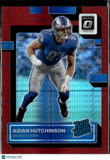 Aidan Hutchinson 2023 Panini Donruss Optic Detroit Lions