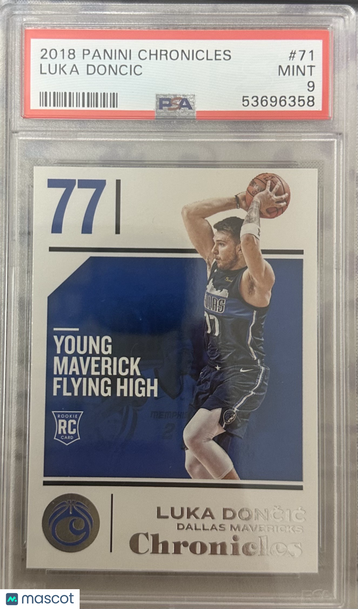 2018 Panini Chronicles Luka Doncic #71 PSA 9