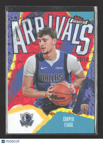 2026 Topps Finest Arrivals Cooper Flagg #A-1 RC 03/10