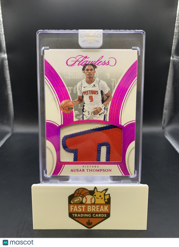 2025 Panini Flawless Ausar Thompson #P-AUT Pink /5 Patch Memorabilia