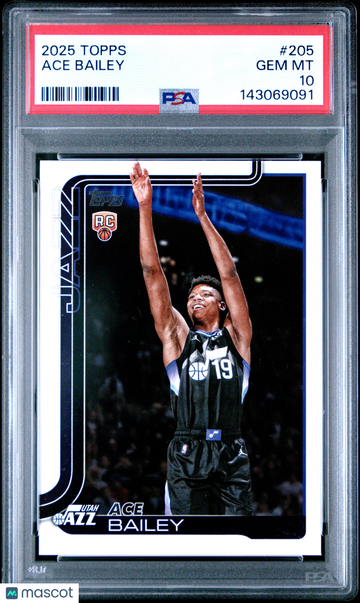 2025 Topps Ace Bailey #205 PSA 10