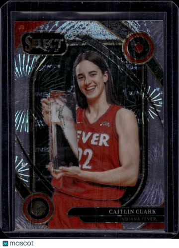 2025 Panini Select Prizm Courtside Caitlin Clark #242 Silver
