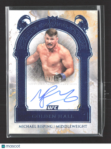 2025 Topps Royalty Collection UFC Golden Hall Michael Bisping #GH-MB