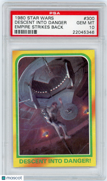 1980 Star Wars Empire Strikes Back Descent Into Danger #300 PSA 10