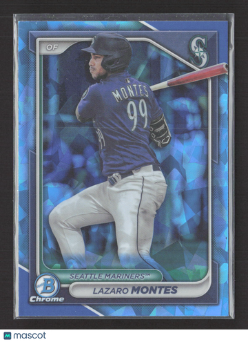 2024 Bowman Chrome Lazaro Montes #BCP-110 Blue Sapphire Refractor