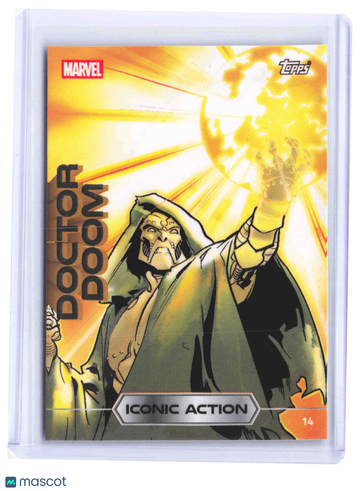 2022 Topps Hero Attax Comicverse Marvel Dr Doom Iconic Action #14