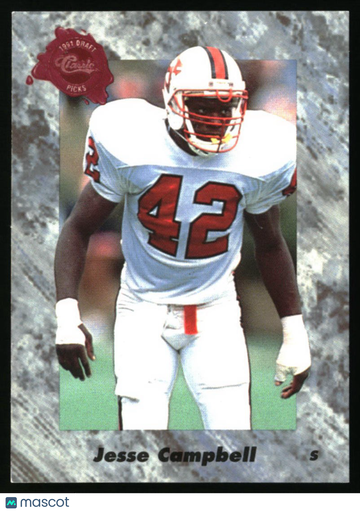 1991 Classic Four Sport Jesse Campbell #144 Rookie Philadelphia Eagles