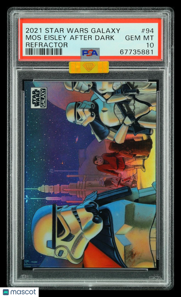2021 Topps Chrome Star Wars Galaxy Mos Eisley After Dark #94 Refractor MBA 10