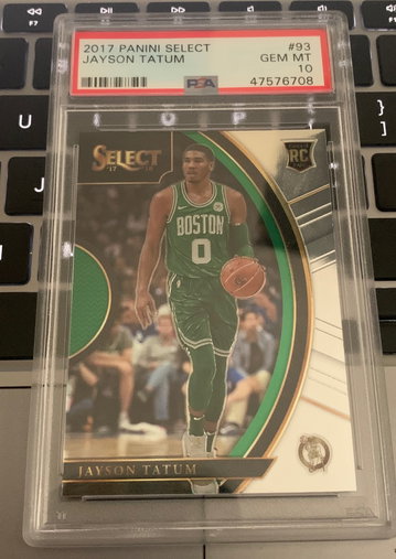 Jayson Tatum 2017-18 Panini Select #93 PSA 10