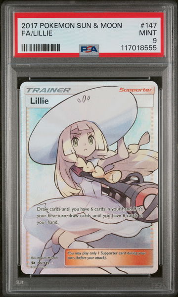 2017 Sun & Moon #147/149 Lillie PSA 9