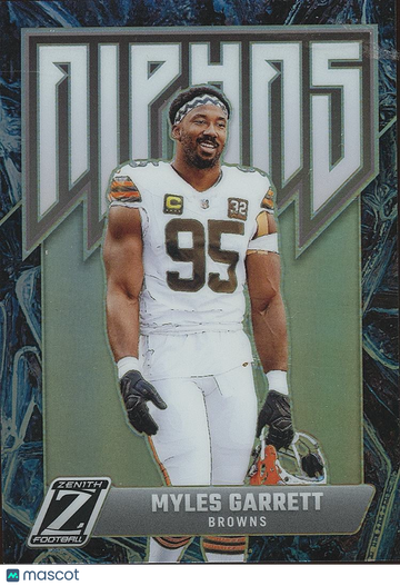 Myles Garrett 2024 Zenith Alphas SSP CASE HIT Cleveland Browns