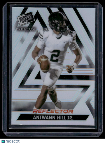 2024 Press Pass Premium Antwann Hill Jr. #5 Reflector Prismatic Silver SN