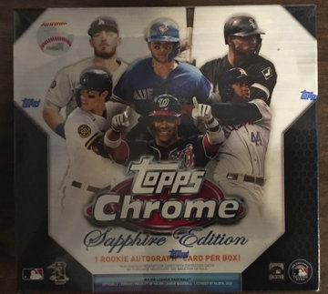 2020 Topps Chrome Sapphire Sealed Box