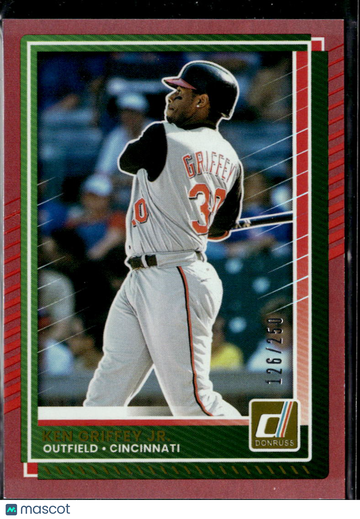 Ken Griffey Jr. 2025 Panini Donruss Baseball Red /250 Cincinnati Reds