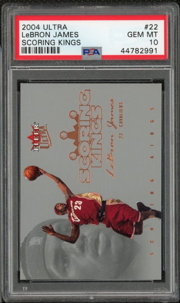 Lebron James 2004 Fleer Ultra Scoring Kings PSA 10