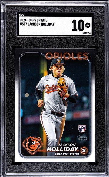 2024 Topps Update #US97 Jackson Holliday SGC 10