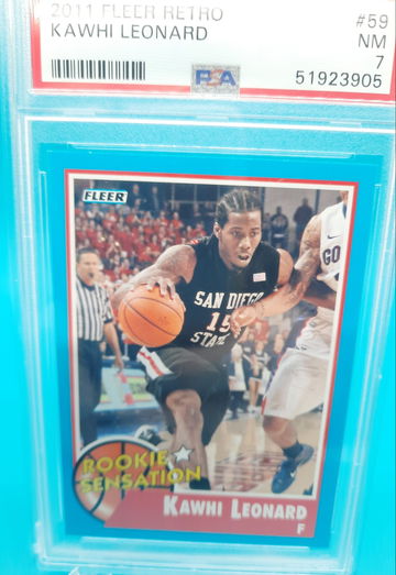2011 Fleer Retro #59 Kawhi Leonard PSA 7