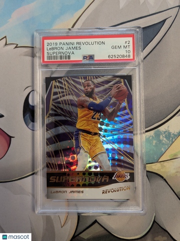 2019 Panini Revolution Supernova LeBron James #2 PSA 10