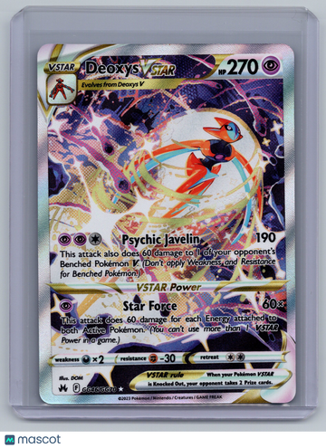 2023 Crown Zenith Deoxys VSTAR Holo Special Illustration Rare SAR #GG46/GG70
