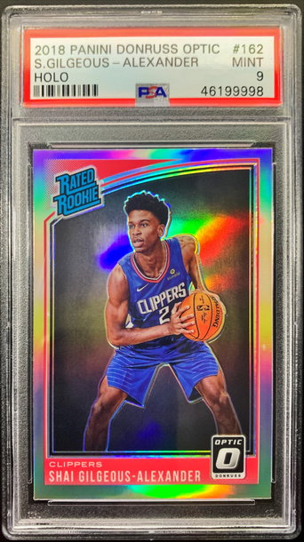2018 Optic Holo Shai Gilgeous-Alexander RC - PSA 9