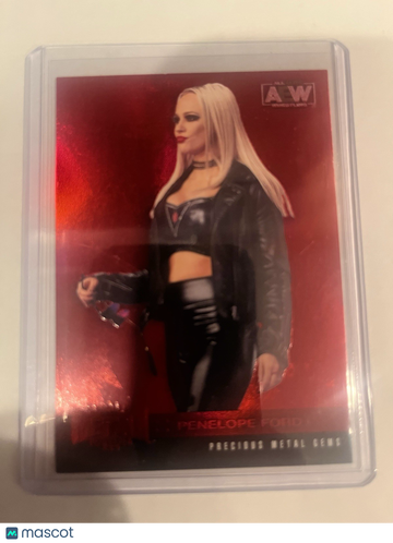 2022 Upper Deck Penelope Ford #128 Precious Metal Gems Red
