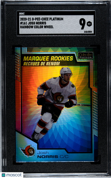 2020-21 O-Pee-Chee Platinum Josh Norris Rookie SGC 9