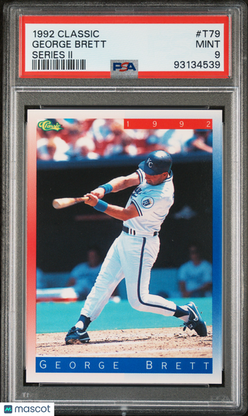 1992 Classic George Brett #T79 Series II PSA 9