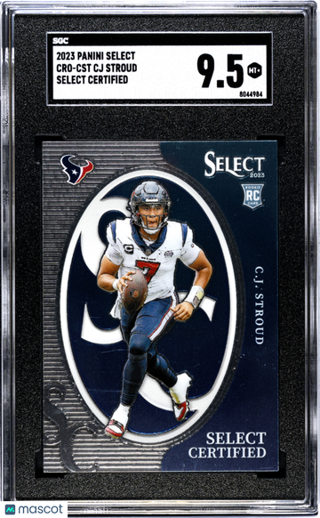 2023 Panini Select CJ Stroud #CRO-CST Certified SGC 9.5