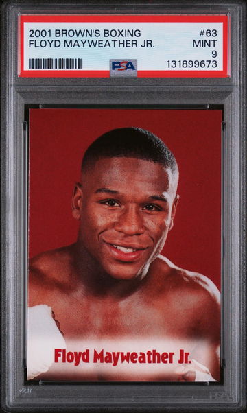 2001 Brown's Boxing Floyd Mayweather #63 PSA 9