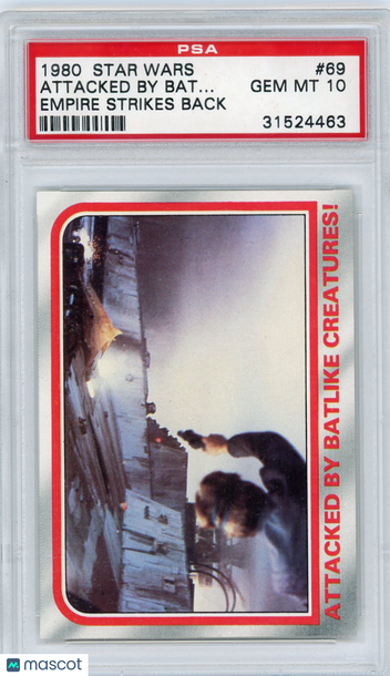 1980 Star Wars Empire Strikes Back Attacked By Bat.. . #69 PSA 10