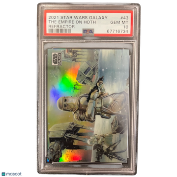 2021 Topps Chrome Star Wars Galaxy The Empire On Hoth #43 PSA 10