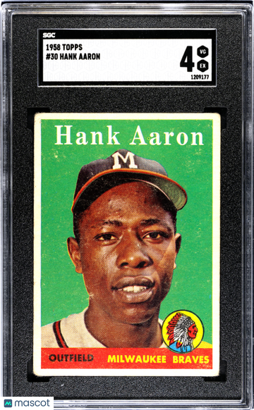 1958 Topps Hank Aaron #30 SGC 4