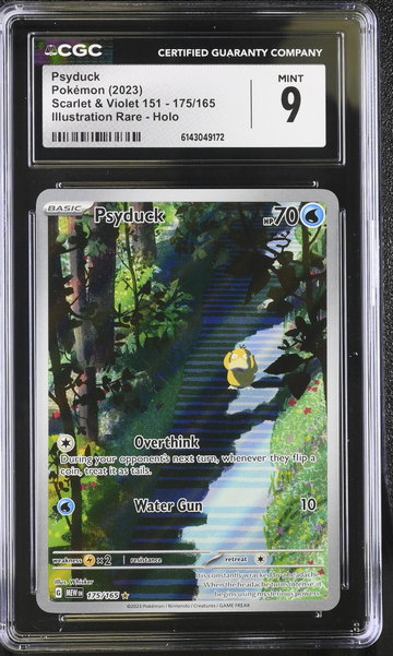 2023 Scarlet & Violet #175/165 Psyduck Illustration Rare - Holo CGC 9
